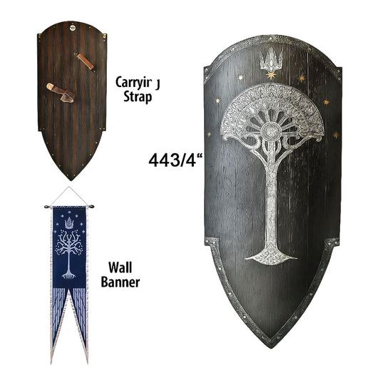 Lord of the Rings Second Age Gondorian War Shield - by United Cutlery - propswords