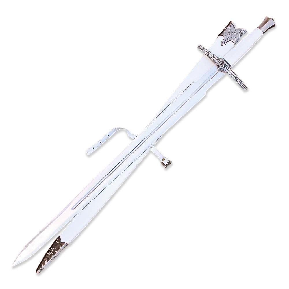 Witcher Silver Sword Witcher 3 Sliver Sword Killer Blade Fantacy Swords Movie Replica Stainess Steel Scabbard - propswords
