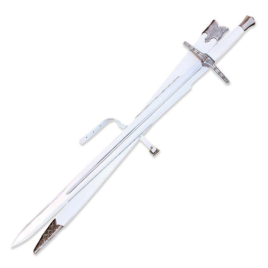 Witcher Silver Sword Witcher 3 Sliver Sword Killer Blade Fantacy Swords Movie Replica Stainess Steel Scabbard - propswords