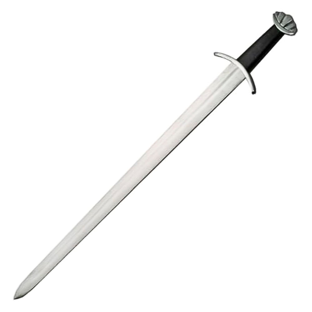 39” Handmade Stainless Steel Viking Sword with Scabbard - propswords