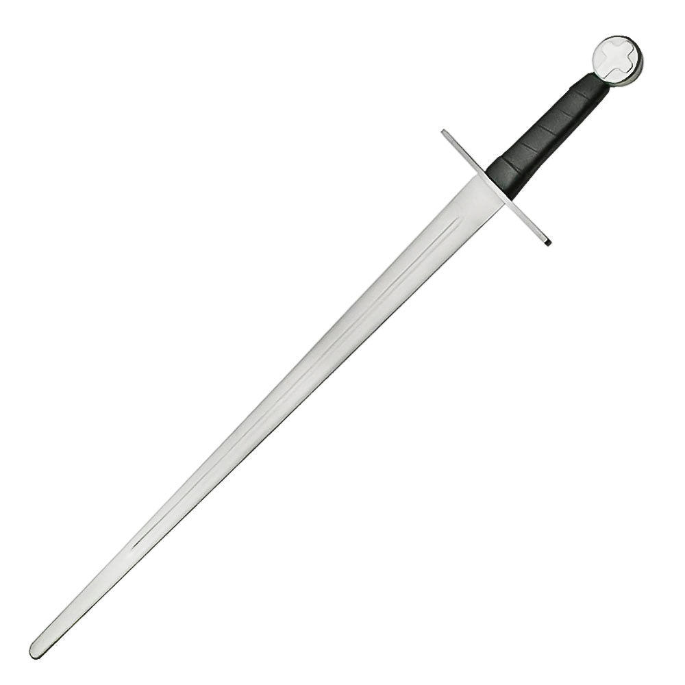 40”Handmade Stainless Steel Medieval Cross Battle Ready Sword - propswords