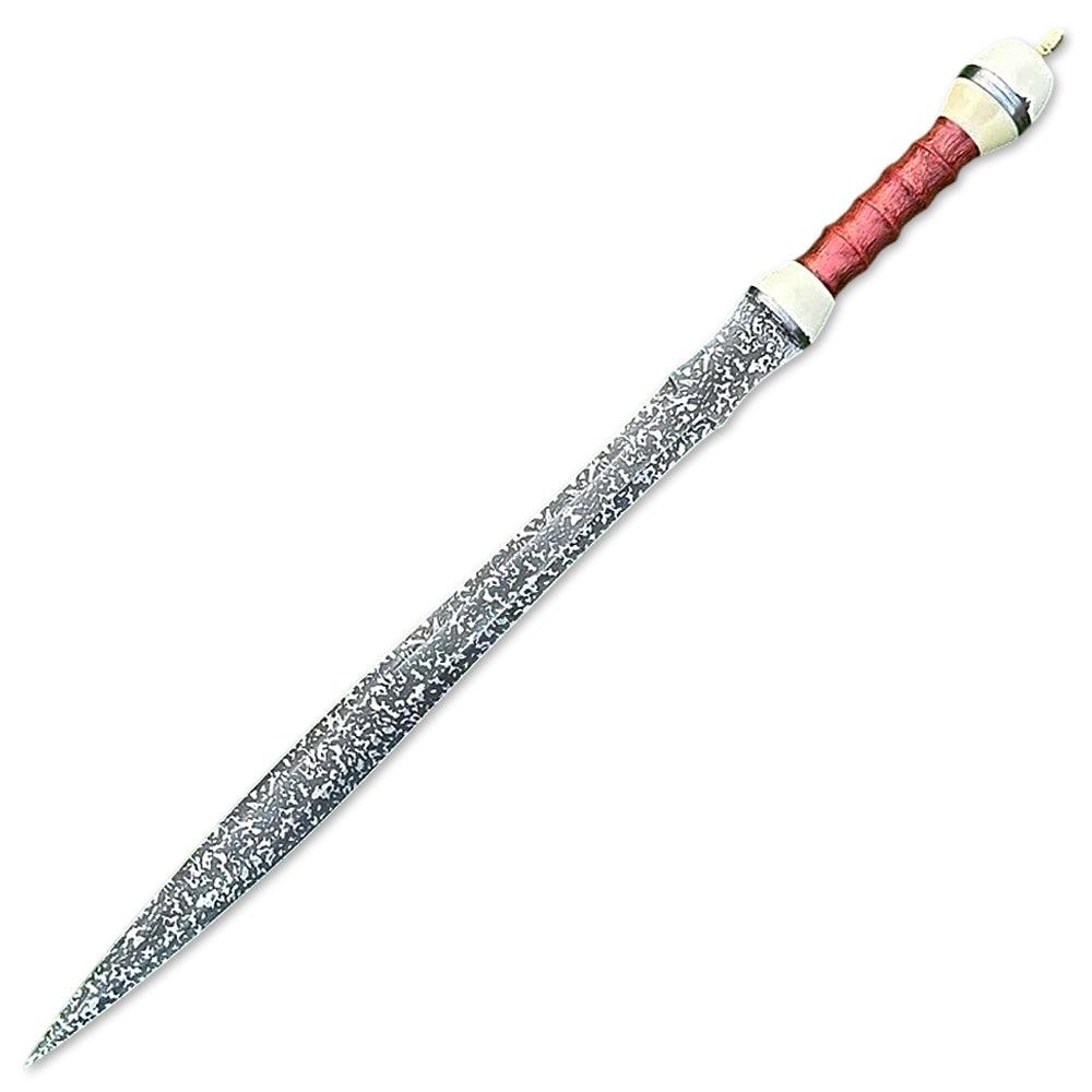 Handmade Stainless Steel Roman Gladius Medieval Historical Sword With Leather Sheath - propswords