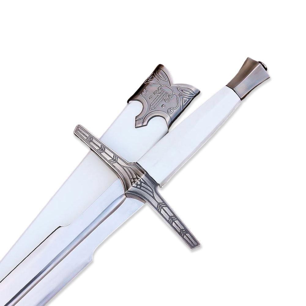 Witcher Silver Sword Witcher 3 Sliver Sword Killer Blade Fantacy Swords Movie Replica Stainess Steel Scabbard - propswords