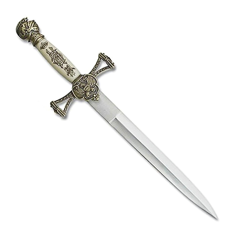 14” Medieval Short Sword With Scabbard - propswords