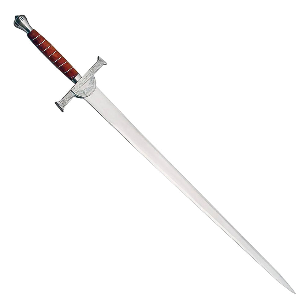50" Handmade Stainless Steel Macleod Clan Broadsword Sword - propswords