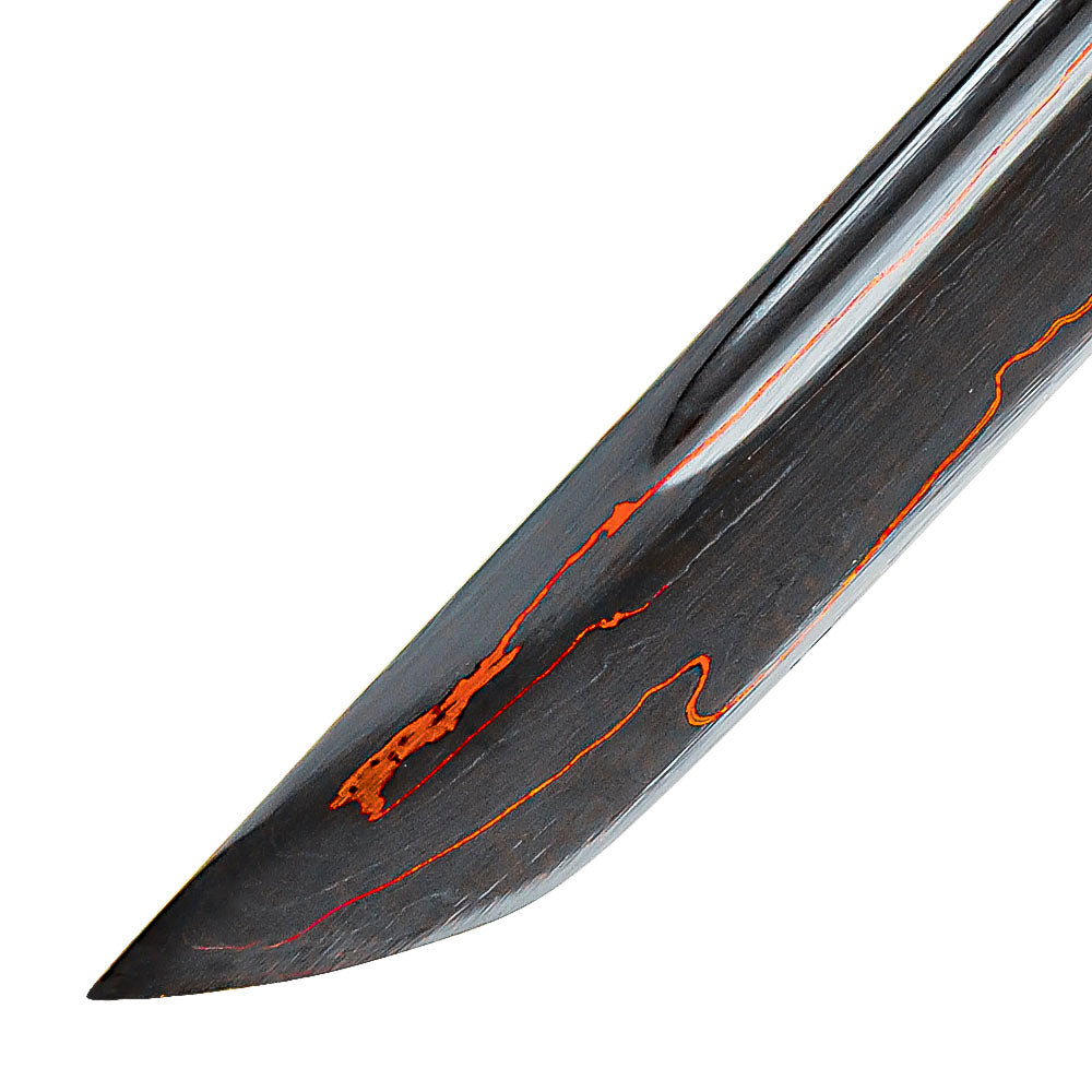 Shinwa White Knight Black Damascus Sword | 28 3/4” blade | 41 3/4” overall - propswords