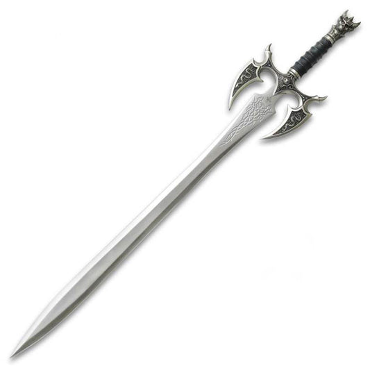 37" Handmade Stainless Steel Kilgorin The Sword OF Darkness With Wall Plaque - propswords