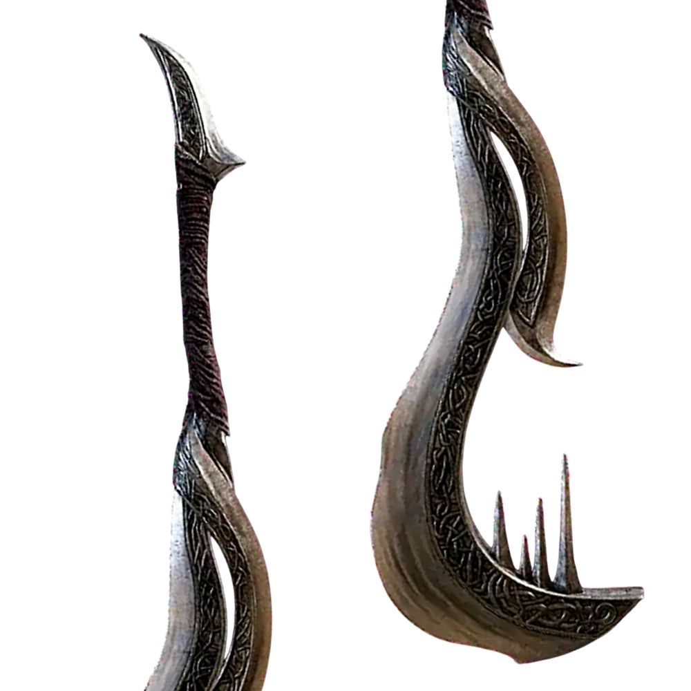 45" 1095 Steel Zamor Curved Sword From Elden Ring Sword - propswords