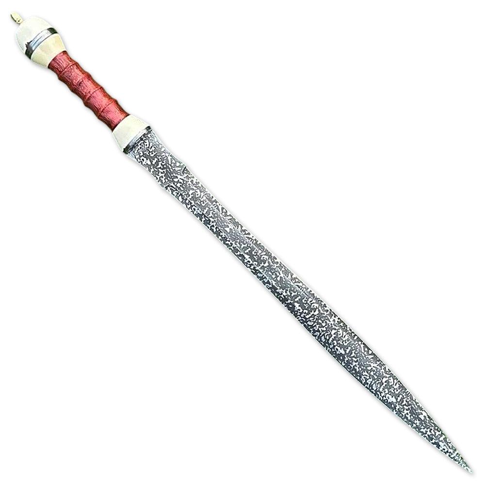 Handmade Stainless Steel Roman Gladius Medieval Historical Sword With Leather Sheath - propswords