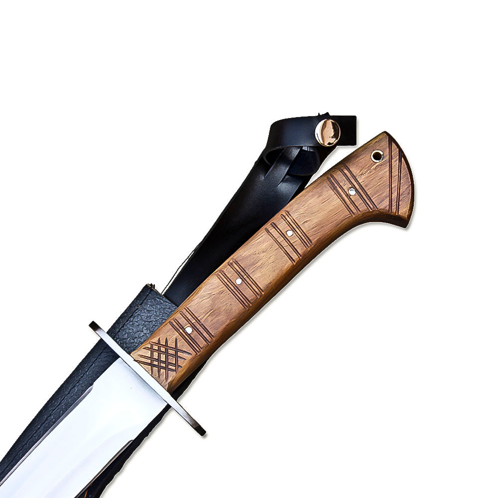 26" Custom Handmade Stainless Steel Khopesh Sword - Ancient Egyptian Sword With Sheath - propswords