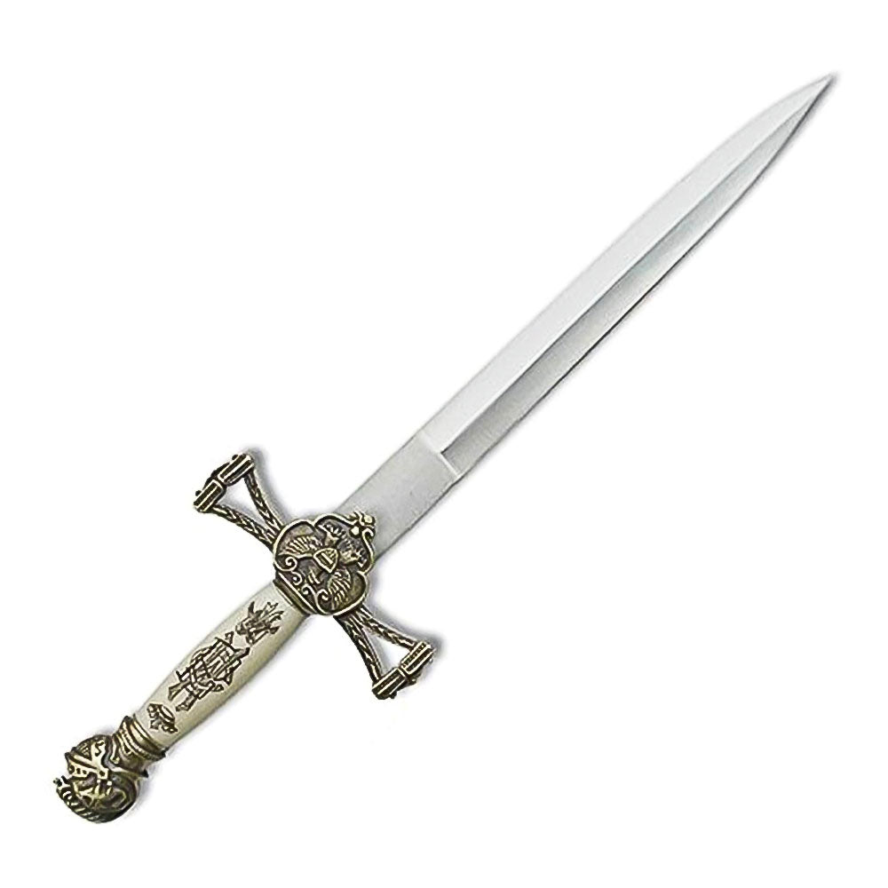 14” Medieval Short Sword With Scabbard - propswords