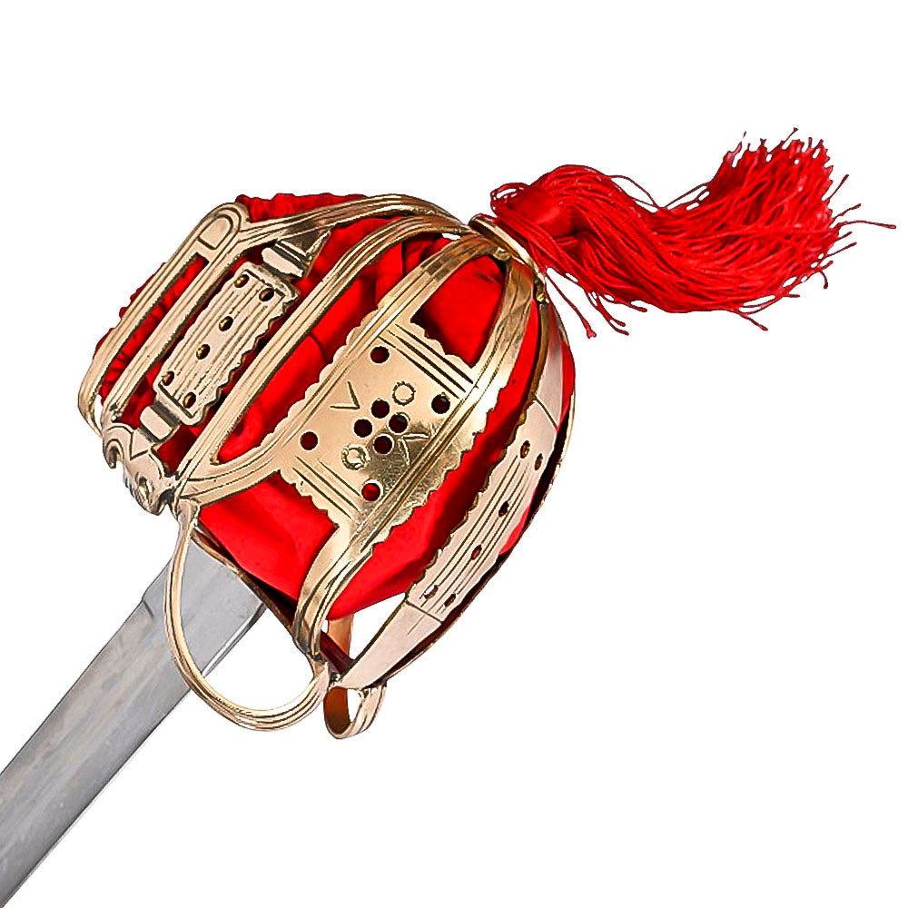 39" Hand Forged Stainless Steel Scottish Basket Hilt Broadsword With Scabbard - propswords