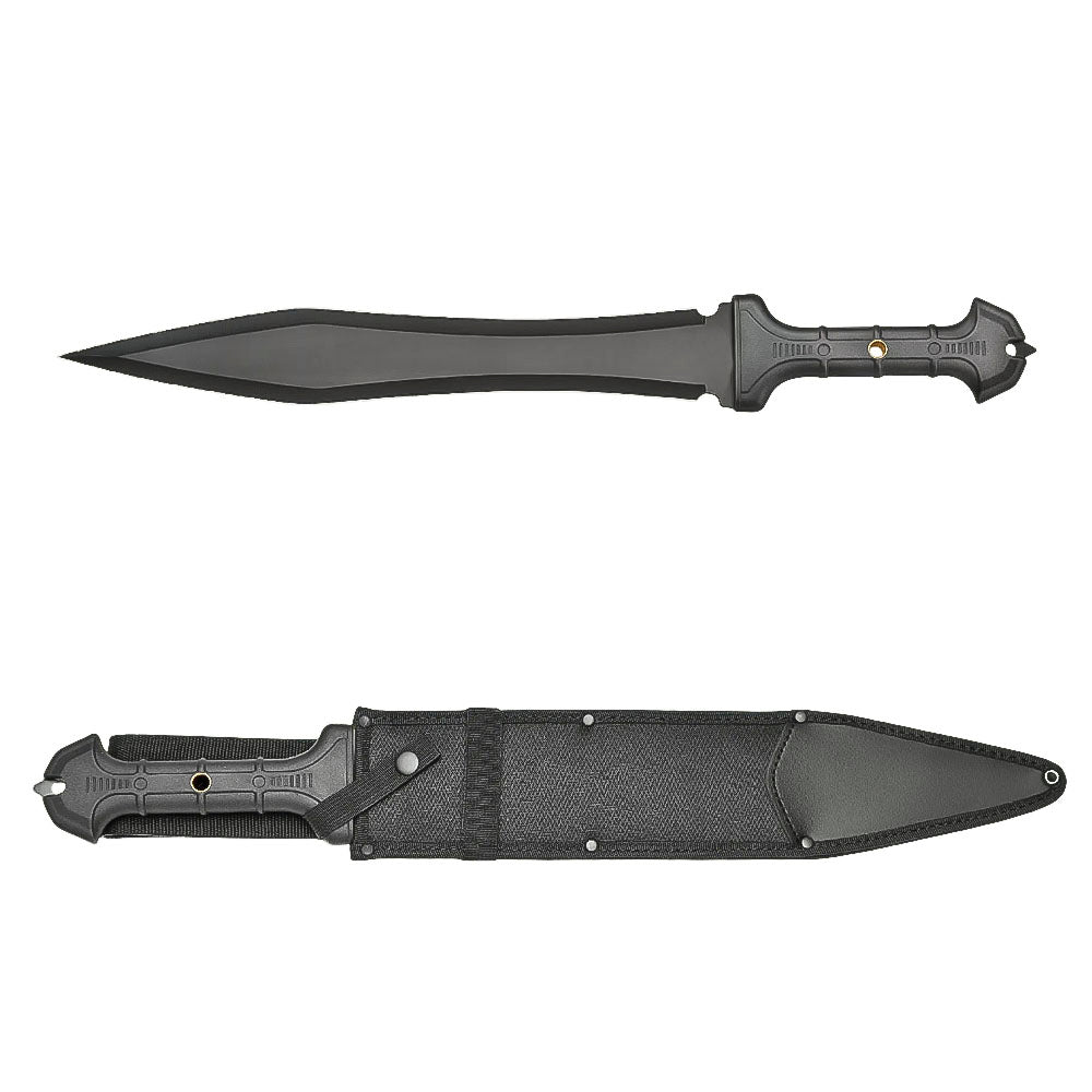 Combat Commander Gladiator Sword With Leather Sheath - propswords
