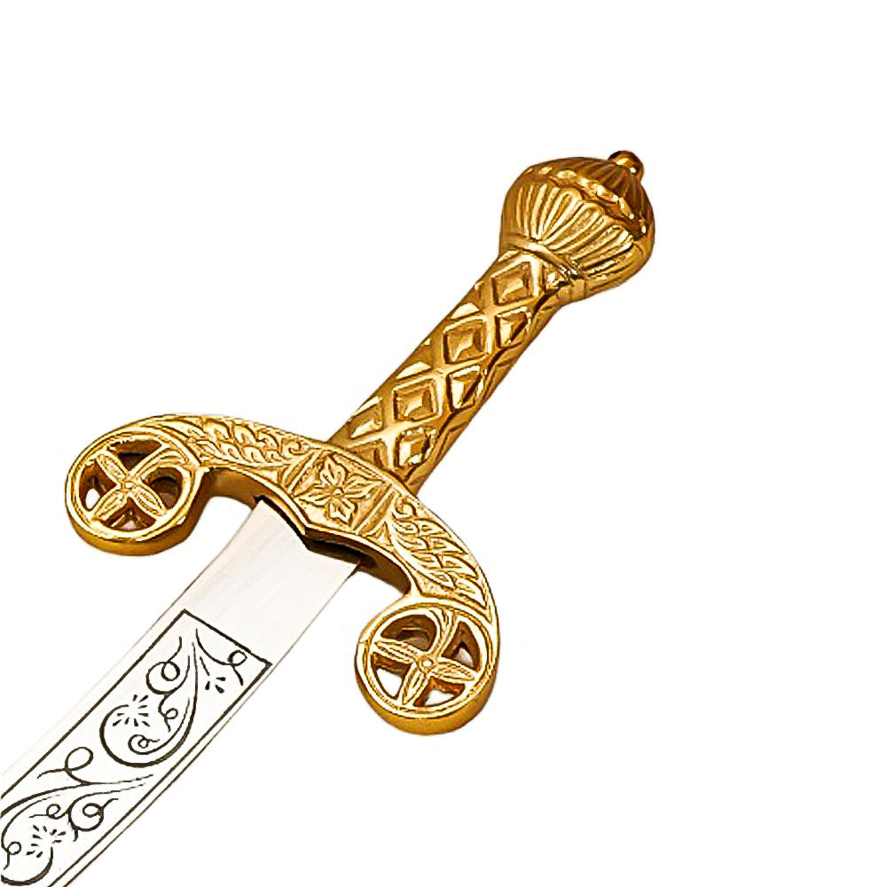 36” Belly Dancing Mystical Etched Scimitar of Balance Sword