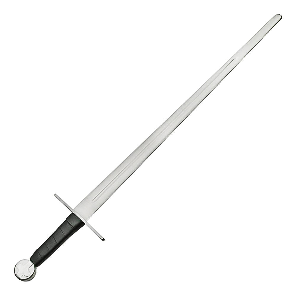 40”Handmade Stainless Steel Medieval Cross Battle Ready Sword - propswords