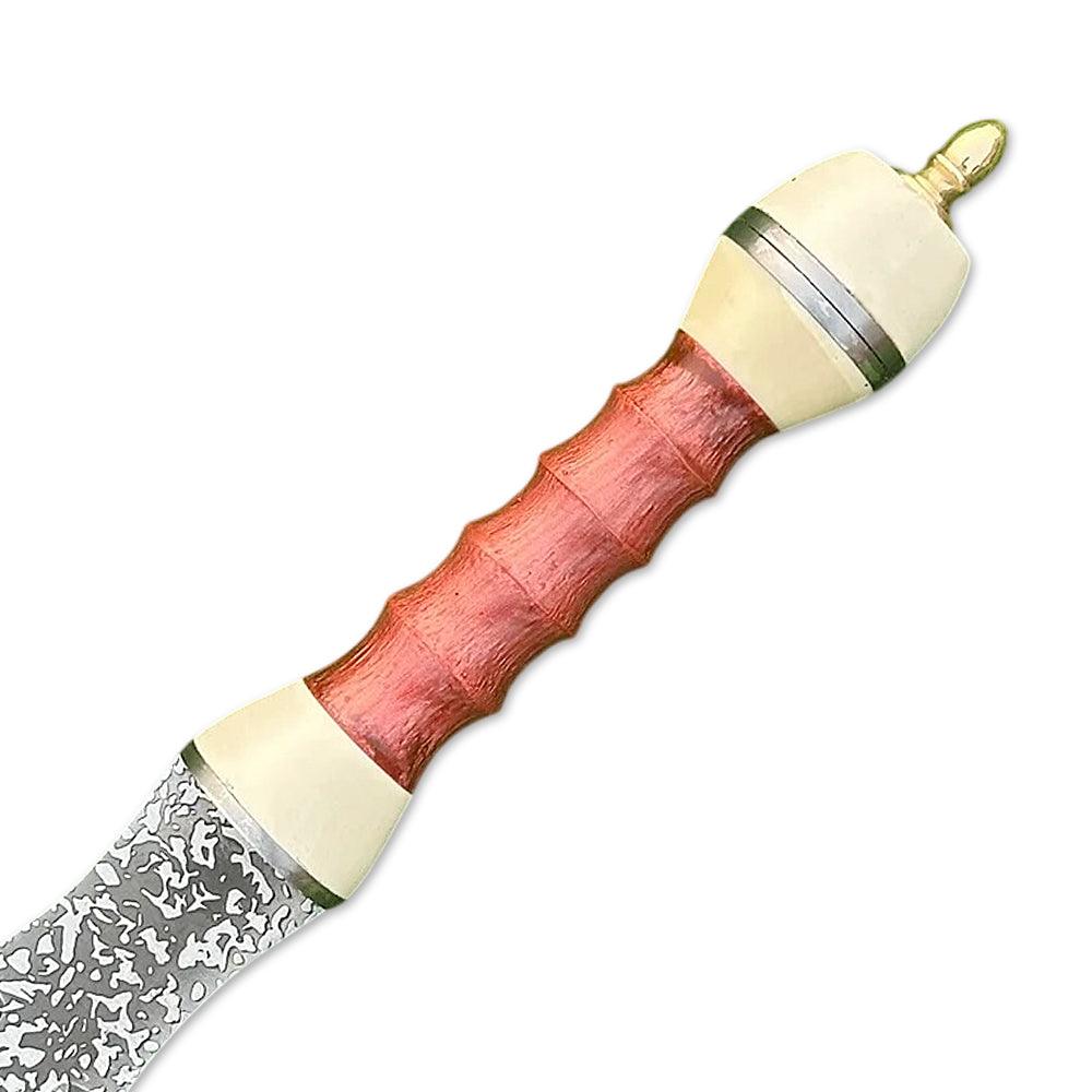 Handmade Stainless Steel Roman Gladius Medieval Historical Sword With Leather Sheath - propswords