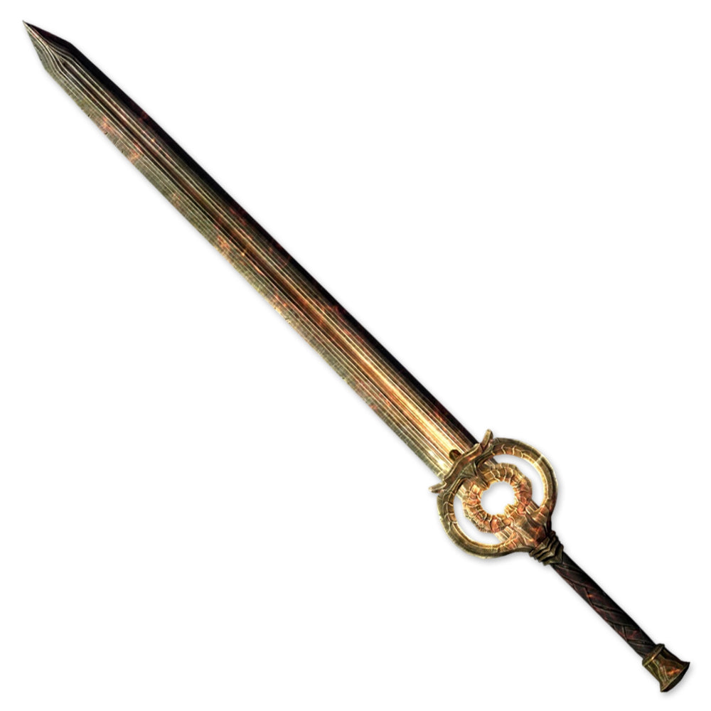 42" Stainless Steel Dawnbreaker Sword of Meridia From Skyrim Swords - propswords