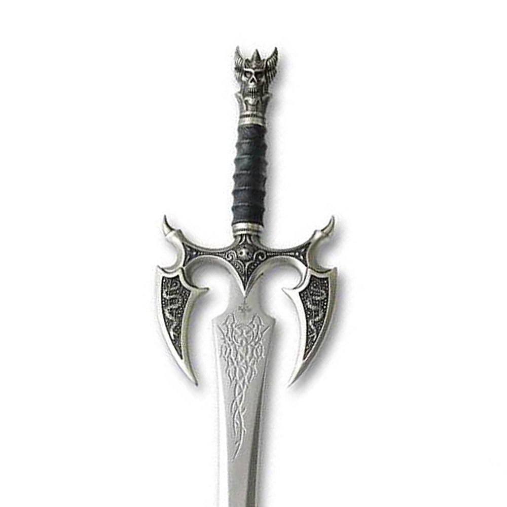 37" Handmade Stainless Steel Kilgorin The Sword OF Darkness With Wall Plaque - propswords