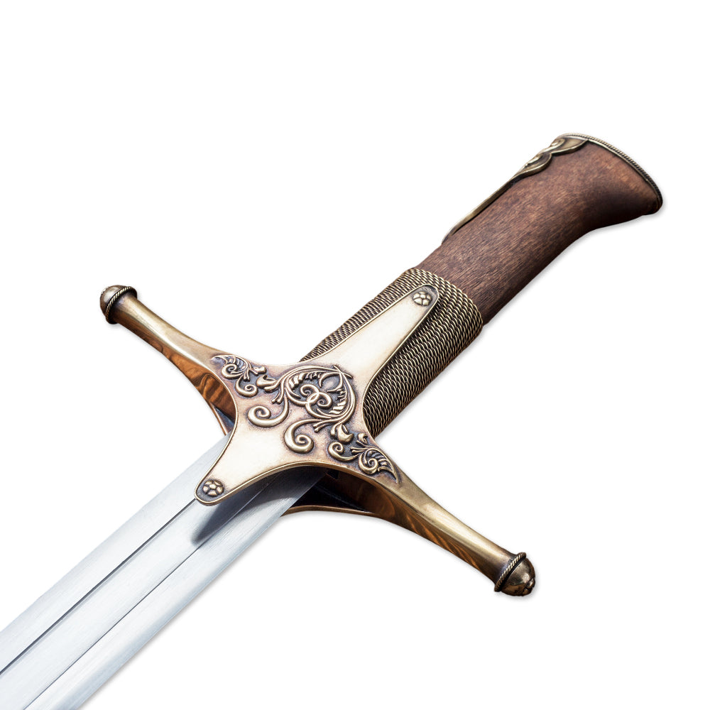 43" Handmade Stainless Steel Geralt OF Rivia Saber Sword Witcher Sword With Sheath - propswords