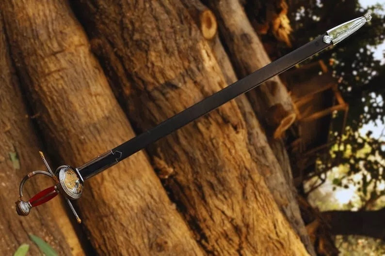 Handmade Double Head Sword, decorative Spanish rapier Sword