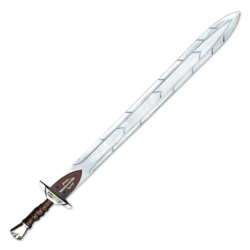 30" Handmade Stainless Steel Percy Jackson Riptide Sword With Leather Sheath - propswords
