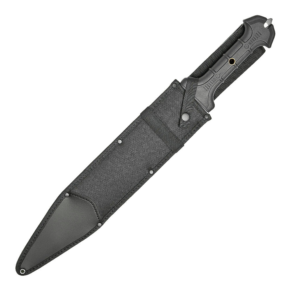 Combat Commander Gladiator Sword With Leather Sheath - propswords