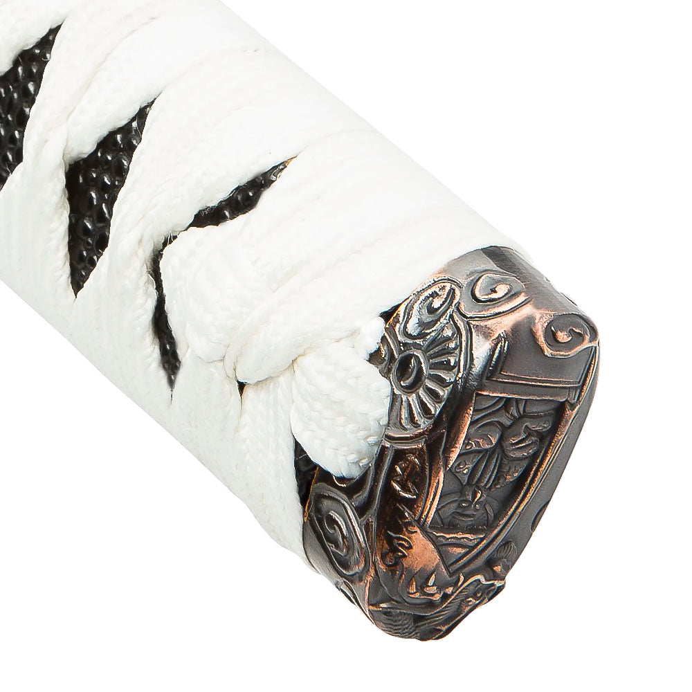 Shinwa White Knight Black Damascus Sword | 28 3/4” blade | 41 3/4” overall - propswords