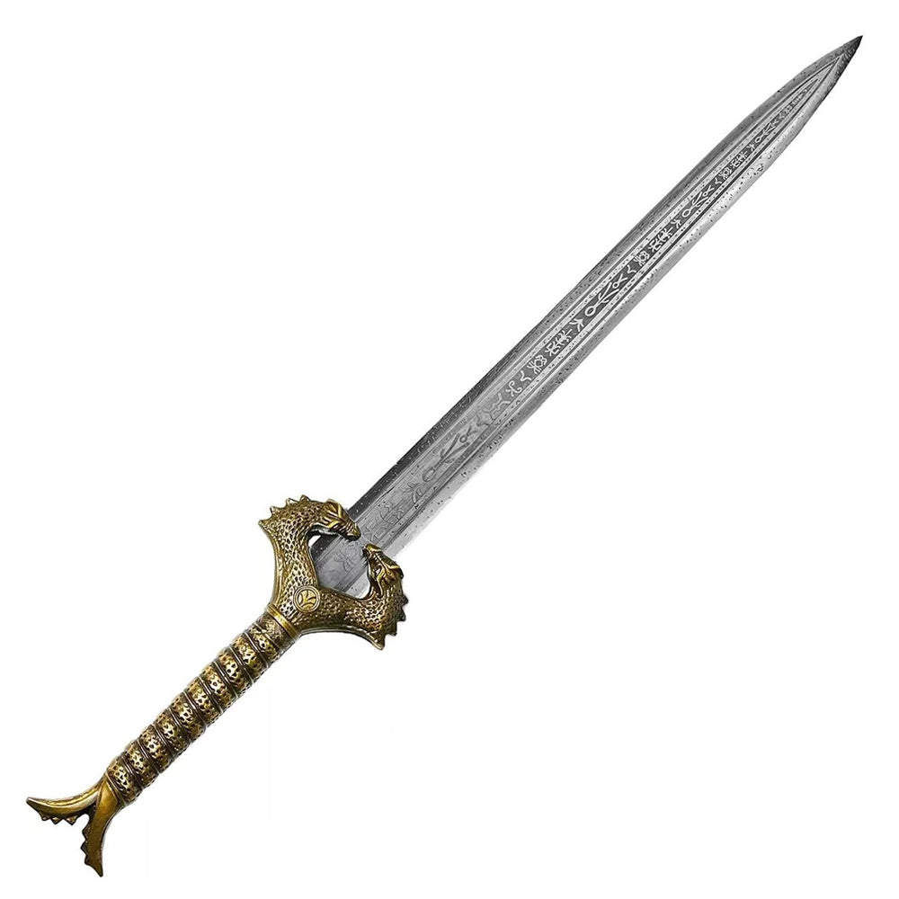 Stainless Steel Wonder Women Sword OF Diana Princess With Wall Plaque - propswords