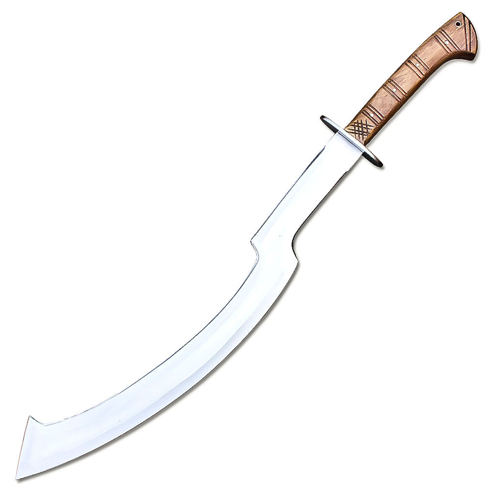 26" Custom Handmade Stainless Steel Khopesh Sword - Ancient Egyptian Sword With Sheath - propswords