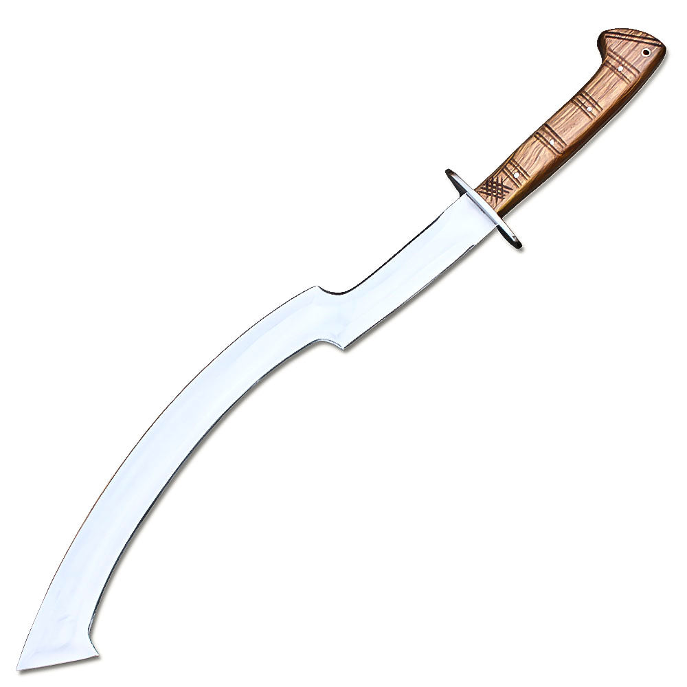 26" Custom Handmade Stainless Steel Khopesh Sword - Ancient Egyptian Sword With Sheath - propswords
