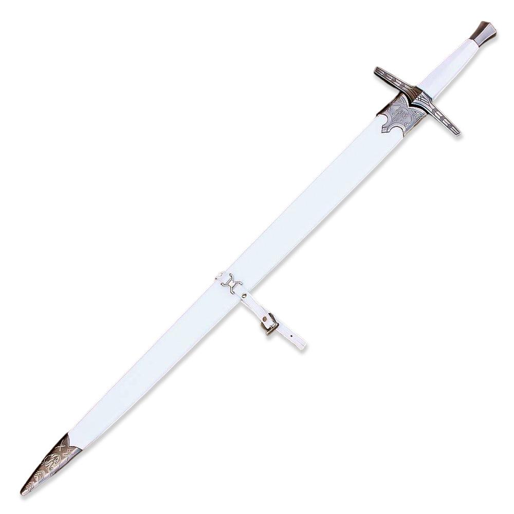 Witcher Silver Sword Witcher 3 Sliver Sword Killer Blade Fantacy Swords Movie Replica Stainess Steel Scabbard - propswords