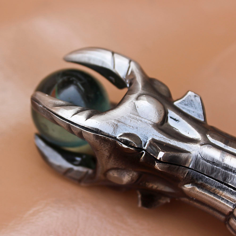 40" Hand Forged Damascus Steel Rat-Tail Batman Sword With Leather Sheath - propswords