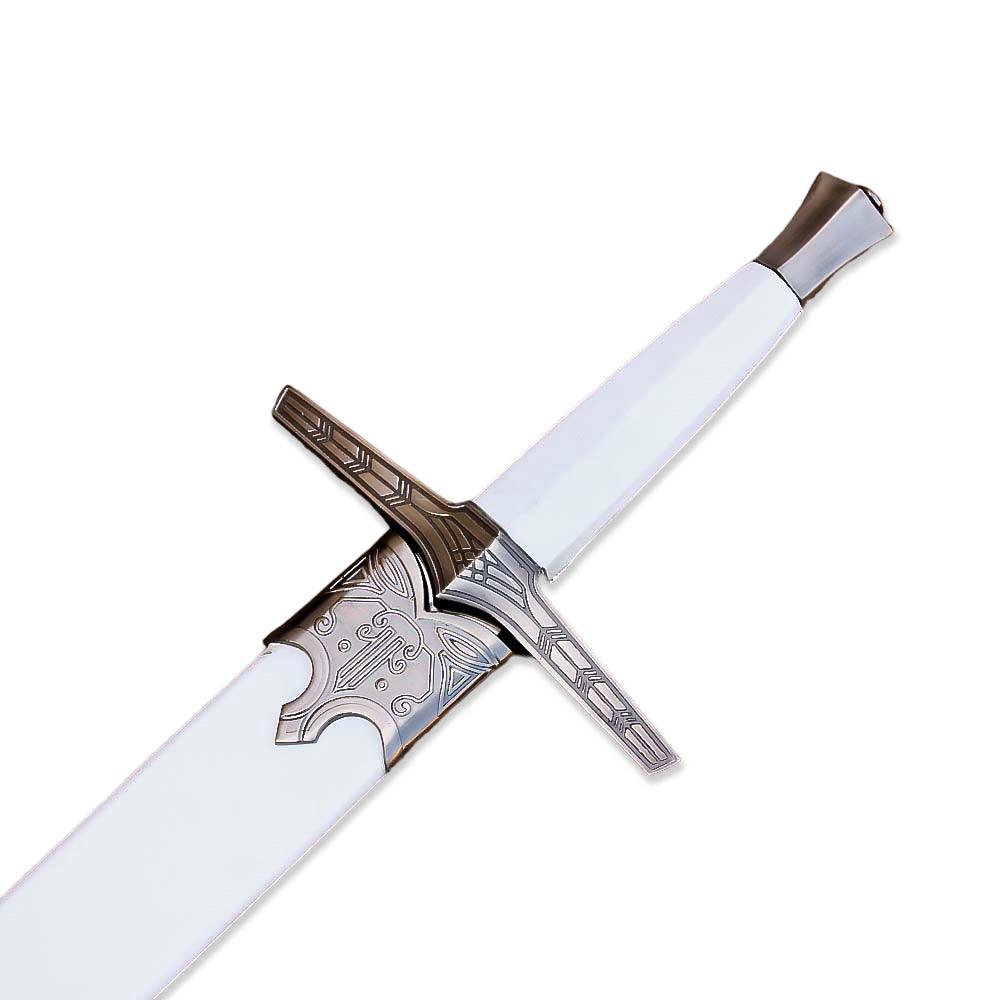 Witcher Silver Sword Witcher 3 Sliver Sword Killer Blade Fantacy Swords Movie Replica Stainess Steel Scabbard - propswords