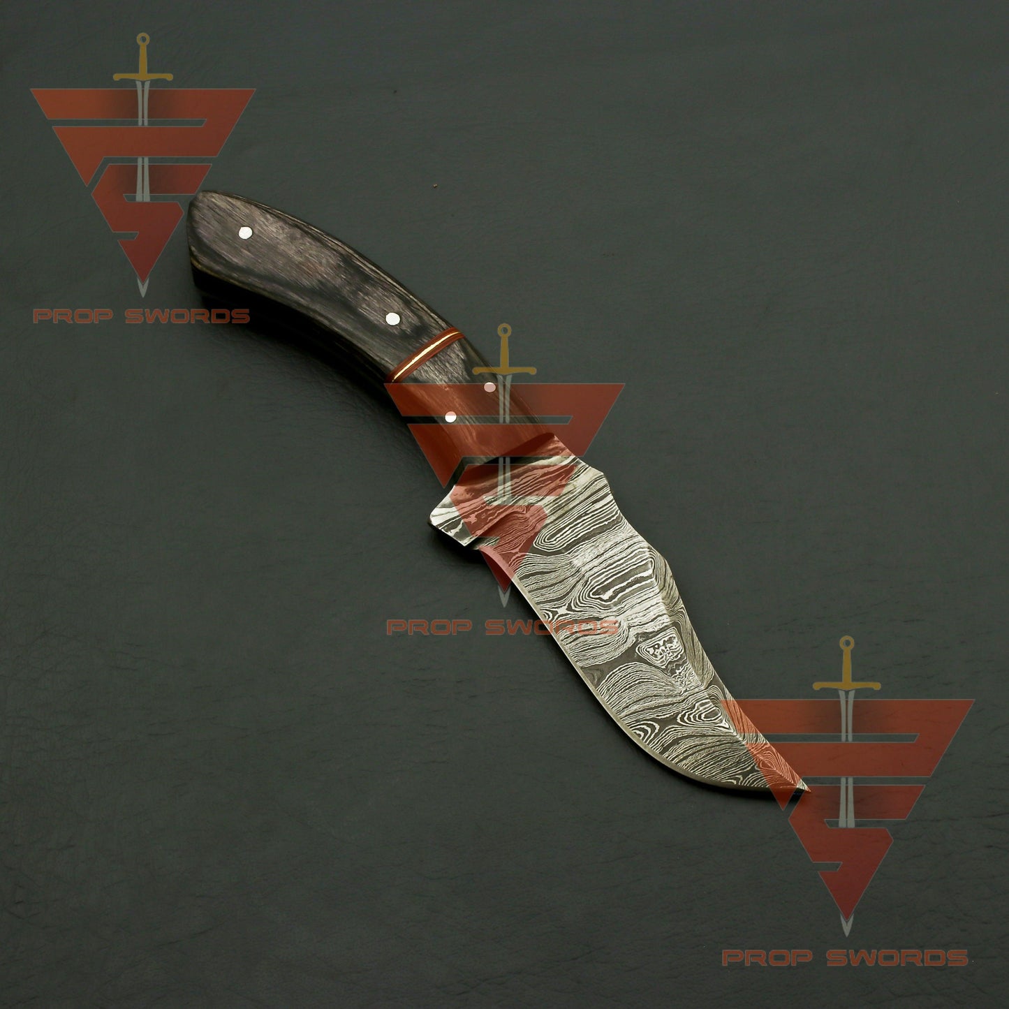Mastercrafted Damascus Steel Fixed Blade Knife with Premium Sheath: Your Ultimate Companion - propswords