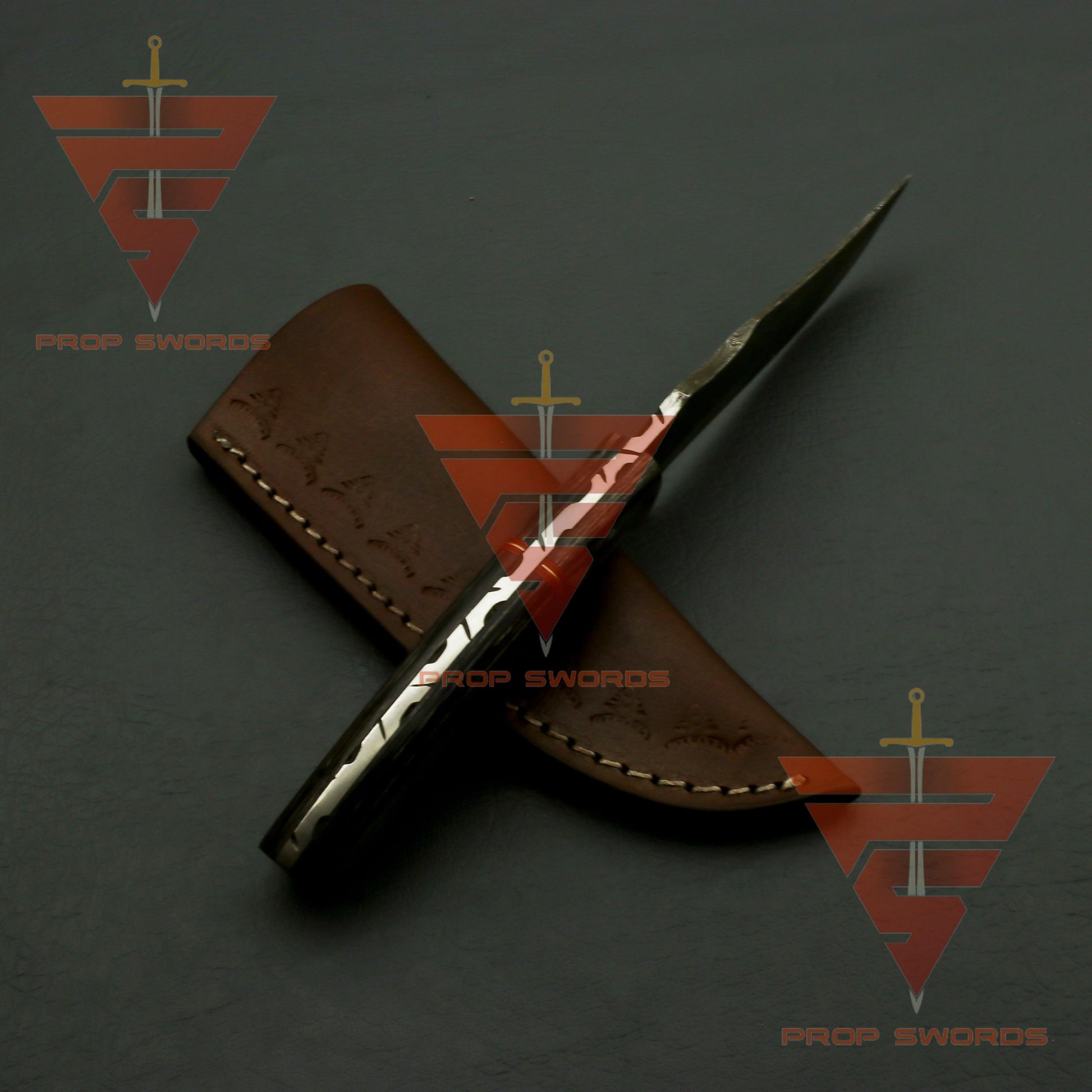 Mastercrafted Damascus Steel Fixed Blade Knife with Premium Sheath: Your Ultimate Companion - propswords