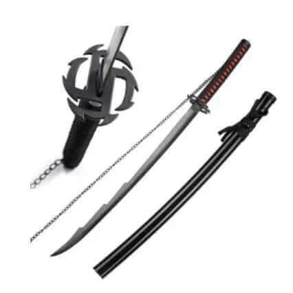 Kurosaki Ichigo's Tensa Zangetsu Fullbring Katana Ichigo Sword Wood - propswords