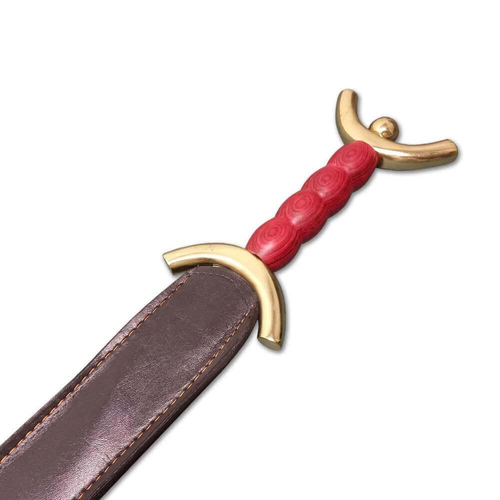 Boudica Celtic War Sword Gaelic Queen Irish Red Brass Sword - propswords