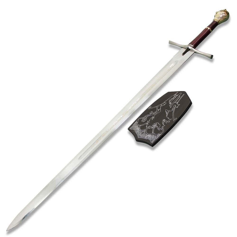 Chronicles Of Narnia Prince Sword Replica Gold Rhindon Sword of High King Peter - propswords