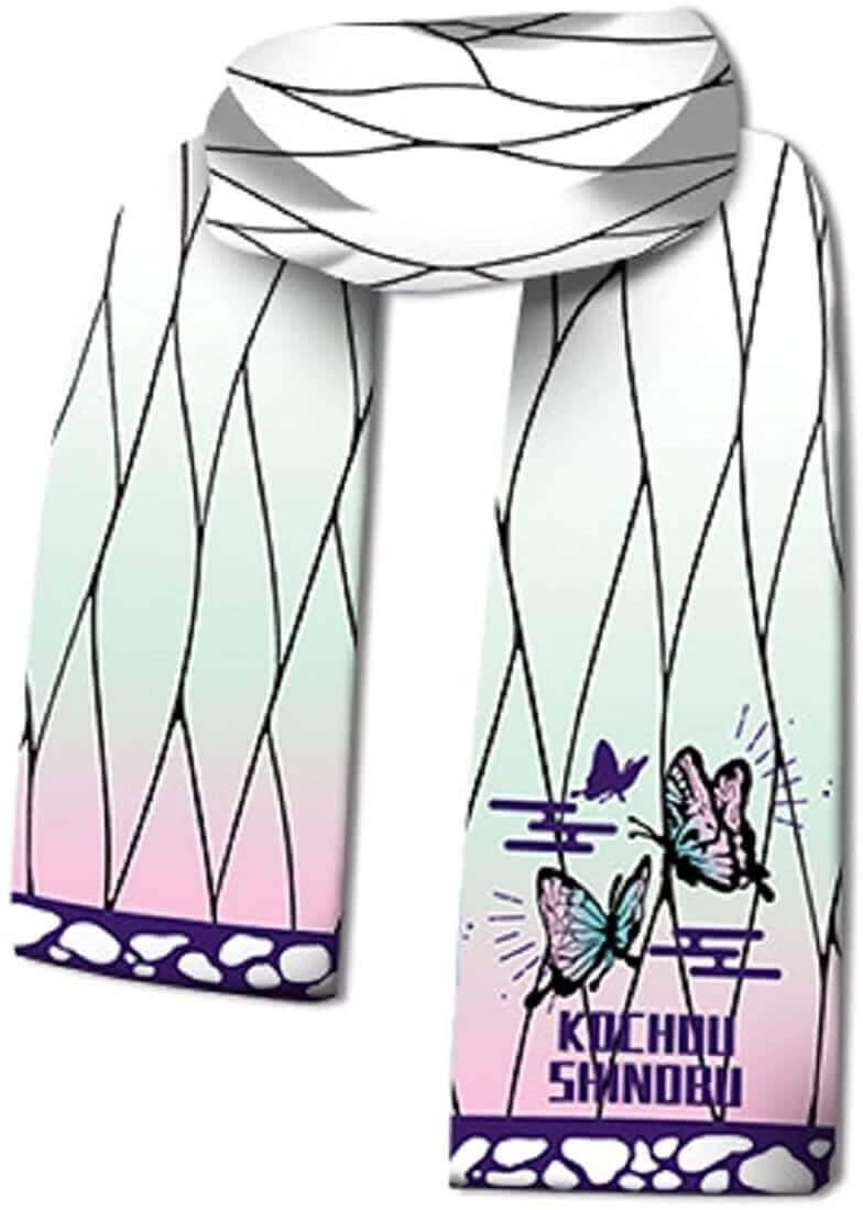 Cosplay Life Anime Demon Slayer Scarfs Rengoku Zenitsu Shinobu Giyu Tanjiro style - propswords