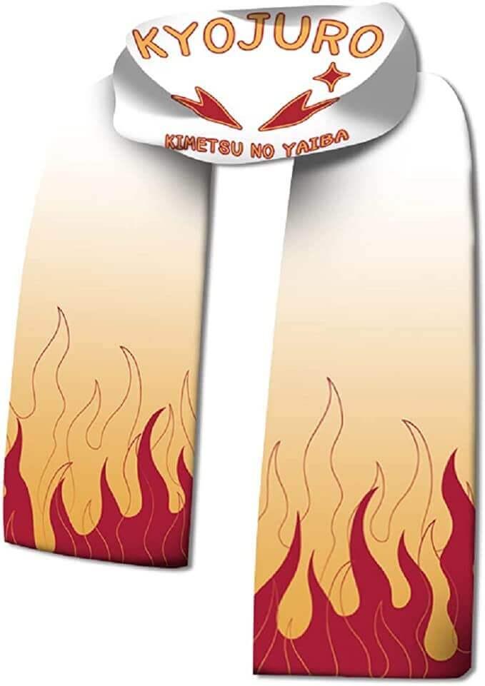 Cosplay Life Anime Demon Slayer Scarfs Rengoku Zenitsu Shinobu Giyu Tanjiro style - propswords