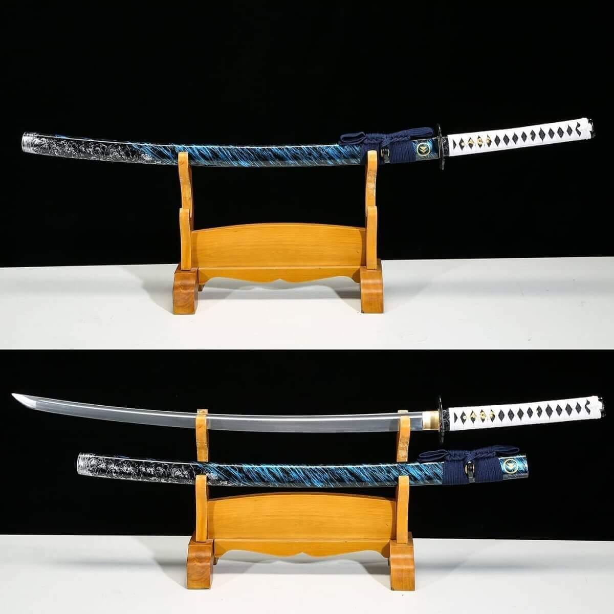 Ghost of Tsushima Cosplay Replica High Manganese Steel Blade Sword Jin Sakai Japanese Samurai Katana - propswords
