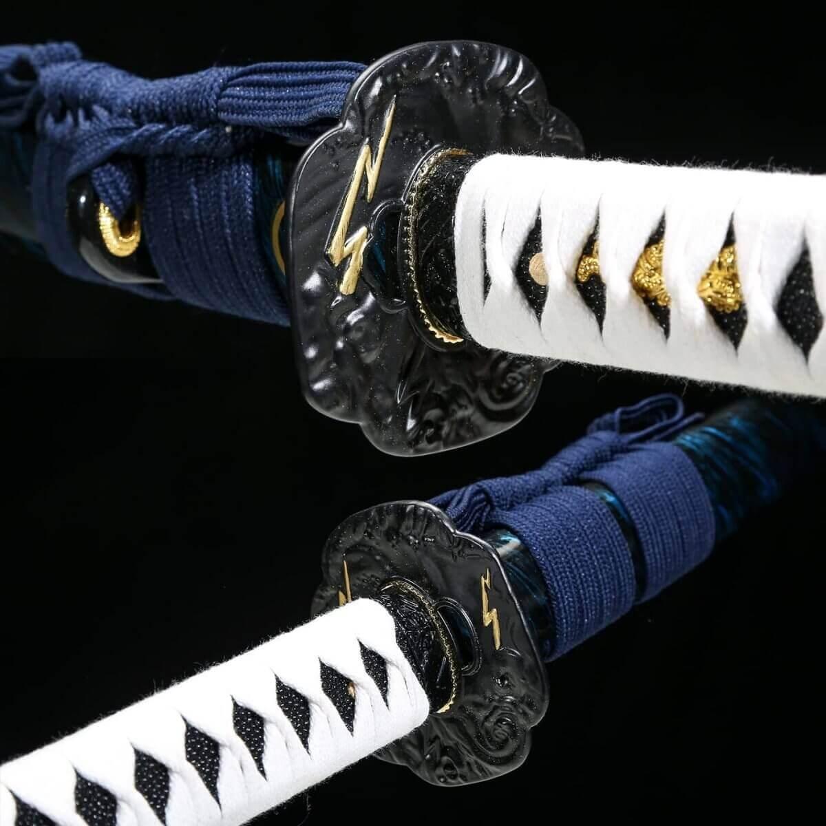Ghost of Tsushima Cosplay Replica High Manganese Steel Blade Sword Jin Sakai Japanese Samurai Katana - propswords