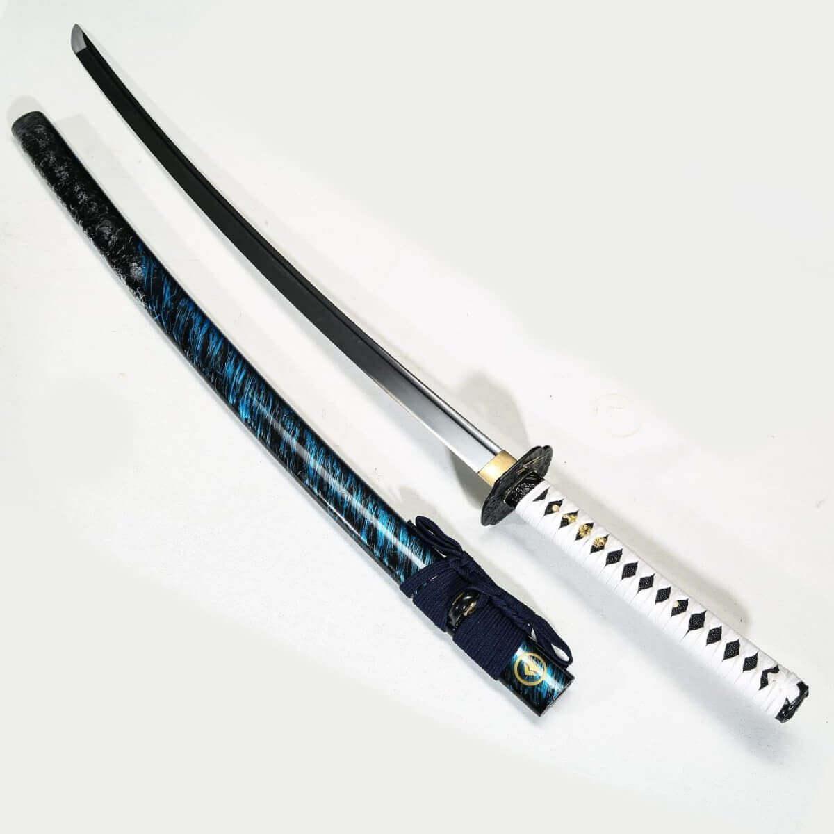 Ghost of Tsushima Cosplay Replica High Manganese Steel Blade Sword Jin Sakai Japanese Samurai Katana - propswords