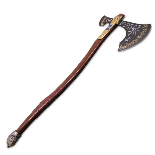 Hand-Forged Steel Leviathan Axe Replica – Authentic God of War Kratos Weapon - propswords