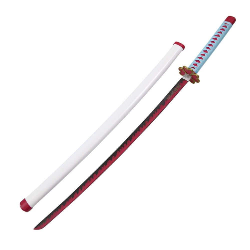 Hand-Forged Mitsuri Kanroji Love Hashira Katana – Authentic Demon Slayer Sword Replica - propswords