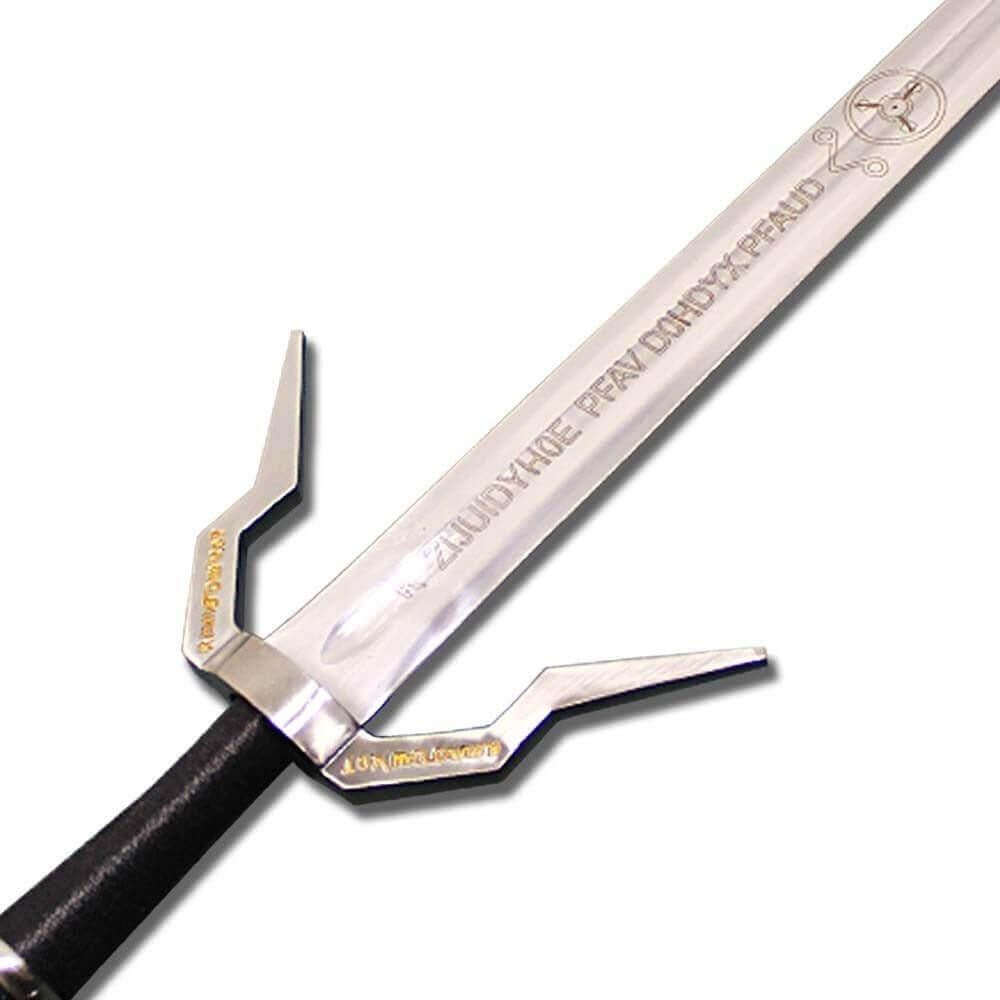 SILVER RUNE SWORD OF GERALT OF RIVIA 3 THE WITCHER 3 REPLICA SWORDS - propswords