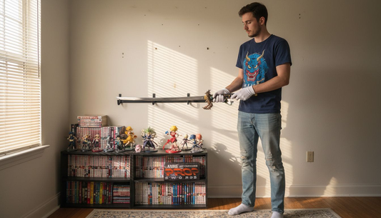 Collector mounting anime replica sword display