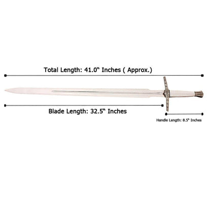 Witcher Silver Sword Witcher 3 Sliver Sword Killer Blade Fantacy Swords Movie Replica Stainess Steel Scabbard - propswords