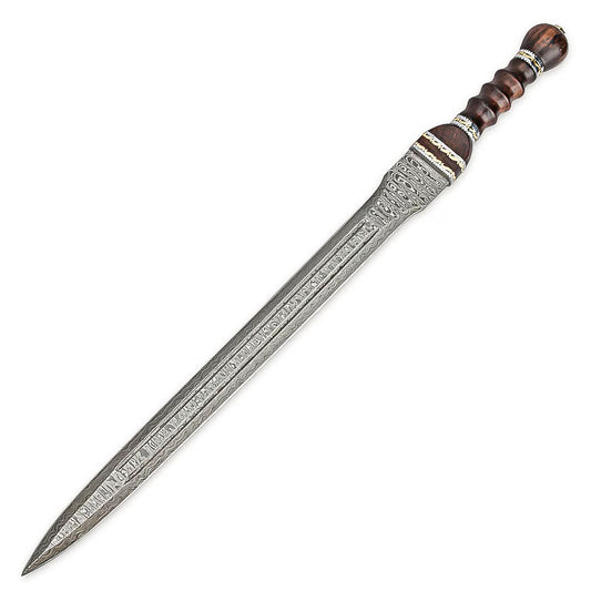 Historical Damascus Gladiator Sword - propswords
