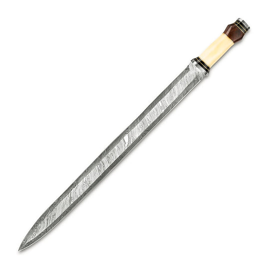 Handmade Sword | Includes Genuine Leather Belt Scabbard - propswords
